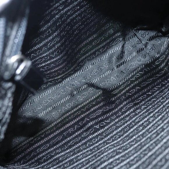 PRADA Shoulder Bag Nylon Black - Picture 13 of 15